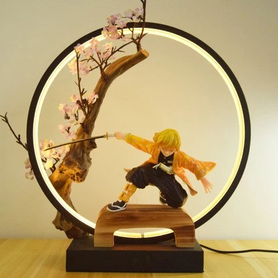 Demon Slayer's: Tanjiro & Nezuko Model With USB Light - Zenitsu A (35cm)